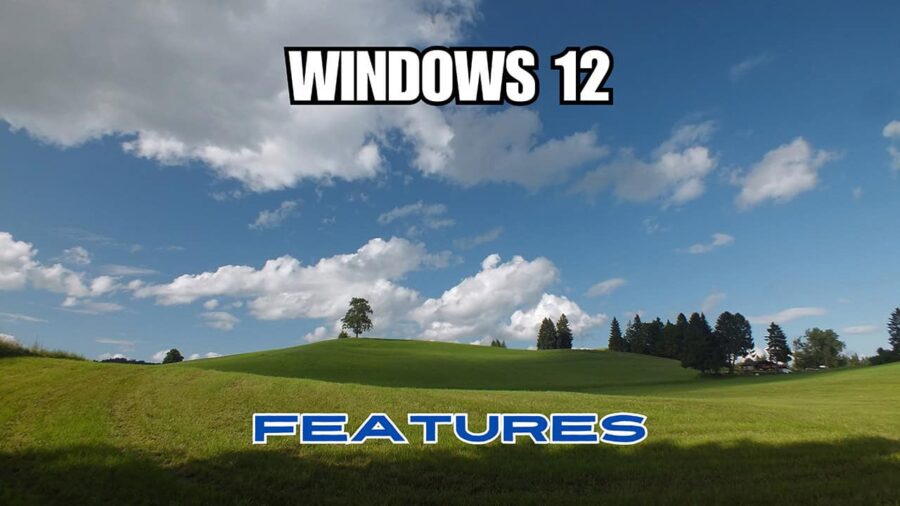 Classic rolling hills to represent Windows 12 and its features.